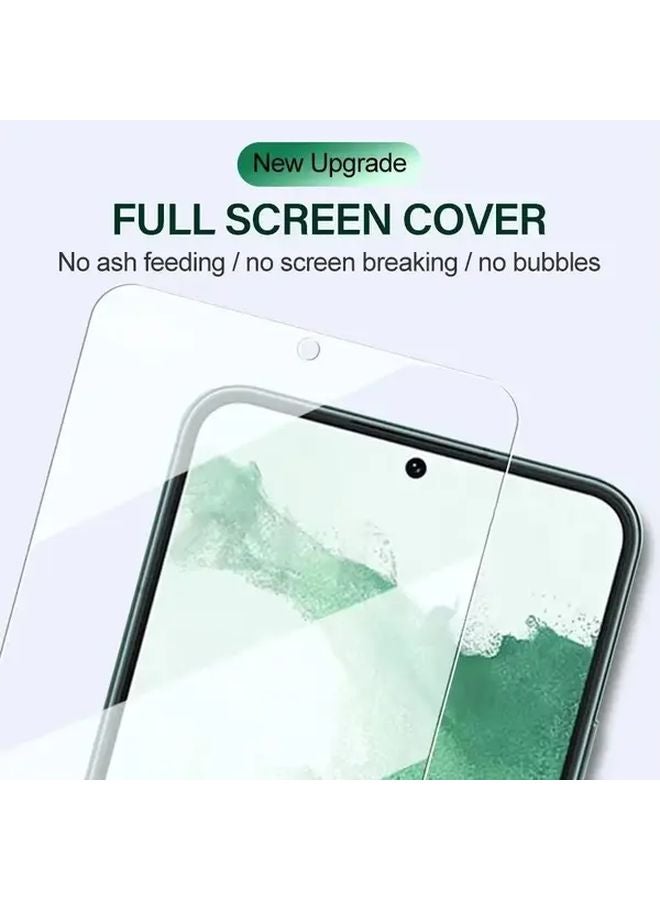 Galaxy S25 Tempered Glass Screen Protector 2 Pack Fingerprint Unlocking Full Coverage - Image 3